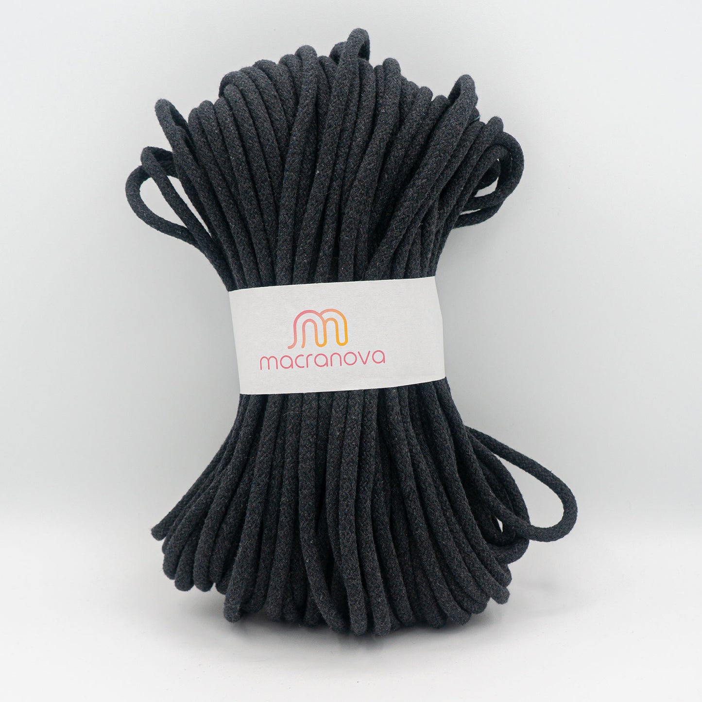 Semi-rigid braided rope / 7mm / 50m / Zero Waste Cotton
