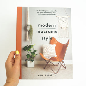 Libro "Modern Macrame Style"