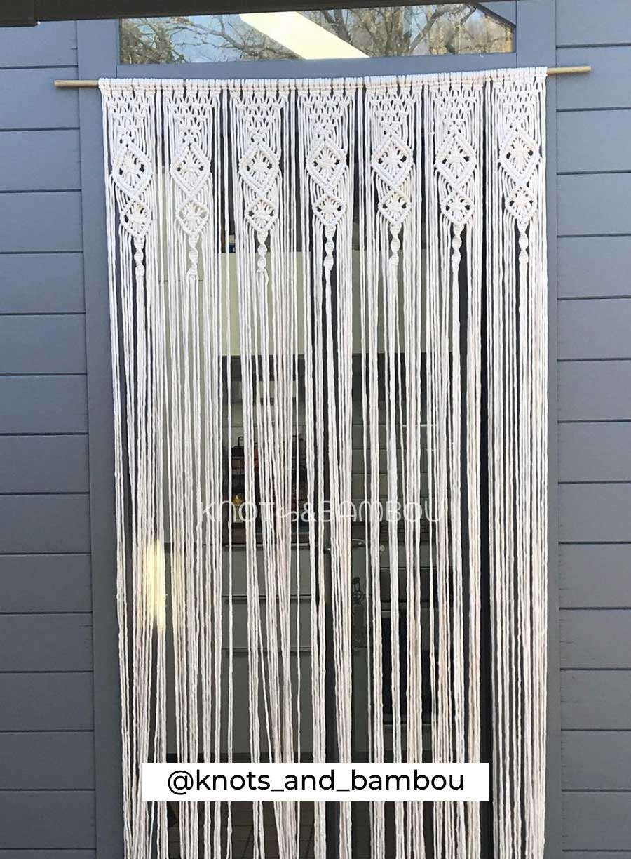 Kammgarn (Kette) / Farbe NATURAL / 2-9mm / Baumwolle Zero Waste