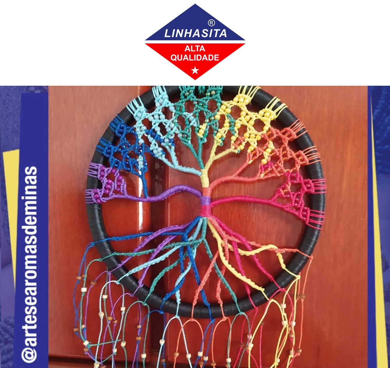 Gewachster Faden / 1mm / 5 Meter