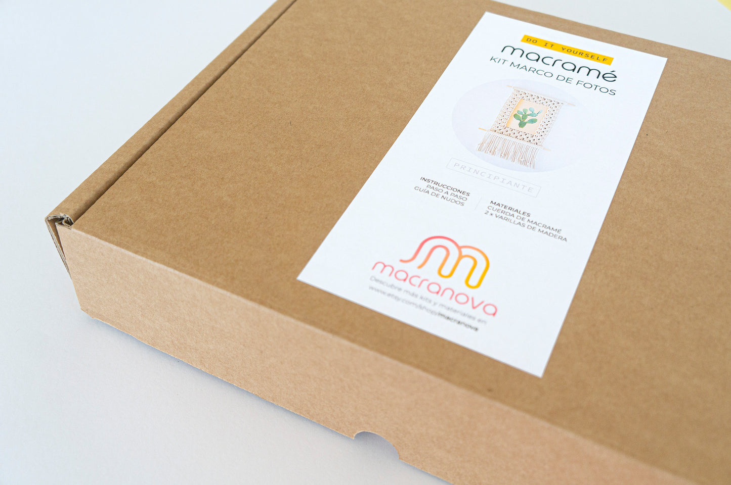 Kit macramé DIY - Marco de Fotos