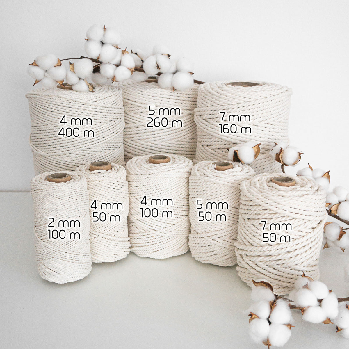 El kit de cuerda de macramé de 182 yardas y peine de flecos de macramé  incluye cuerda de algodón natural de macramé, cepillo de madera para hacer