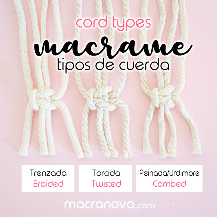 Complete guide to types of threads and cords for macramé – Macranova