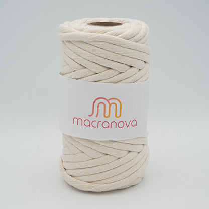 Cuerda peinada (Urdimbre) / 9mm / 25m / Algodón Zero Waste