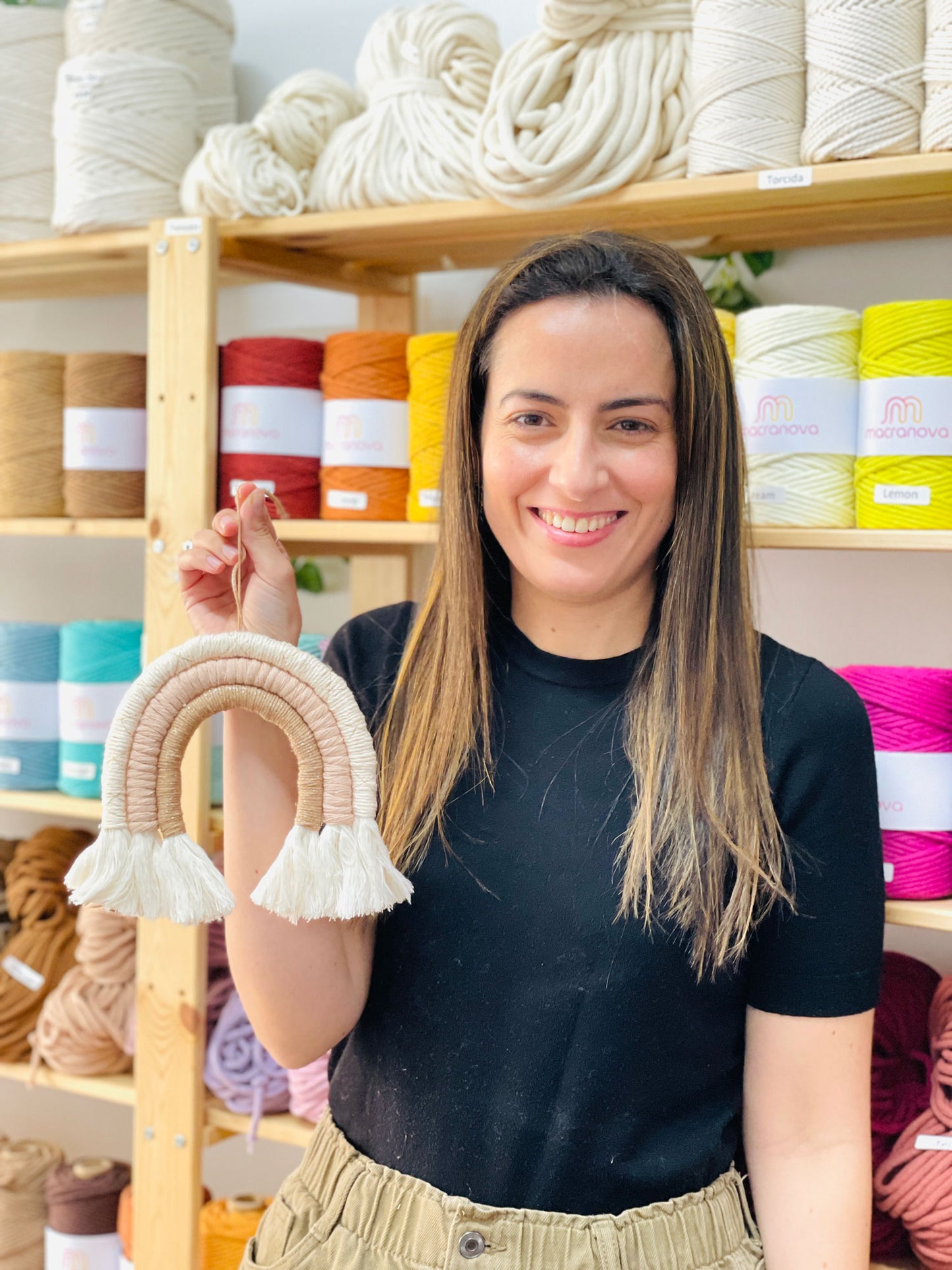 Atelier Macramé Rainbow:l'explosion des couleurs