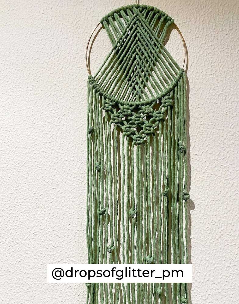 DIY macramé kit - Dreamcatcher