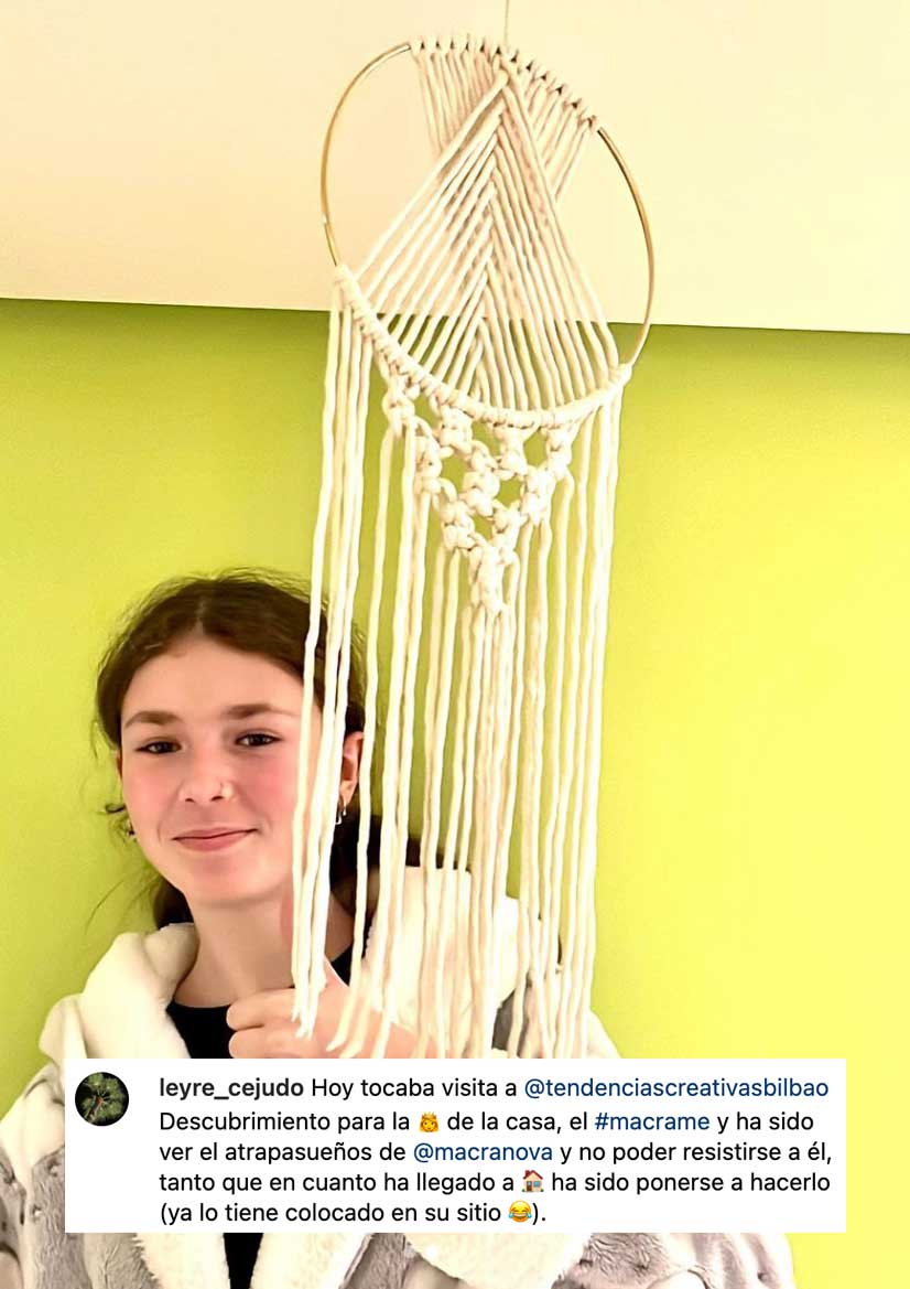 DIY macramé kit - Dreamcatcher