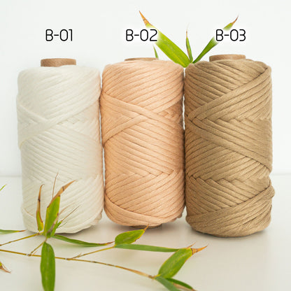 Corda de bambu penteada/5mm/50m