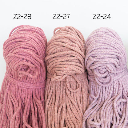 Braided rope/2mm/100m/Zero Waste Cotton