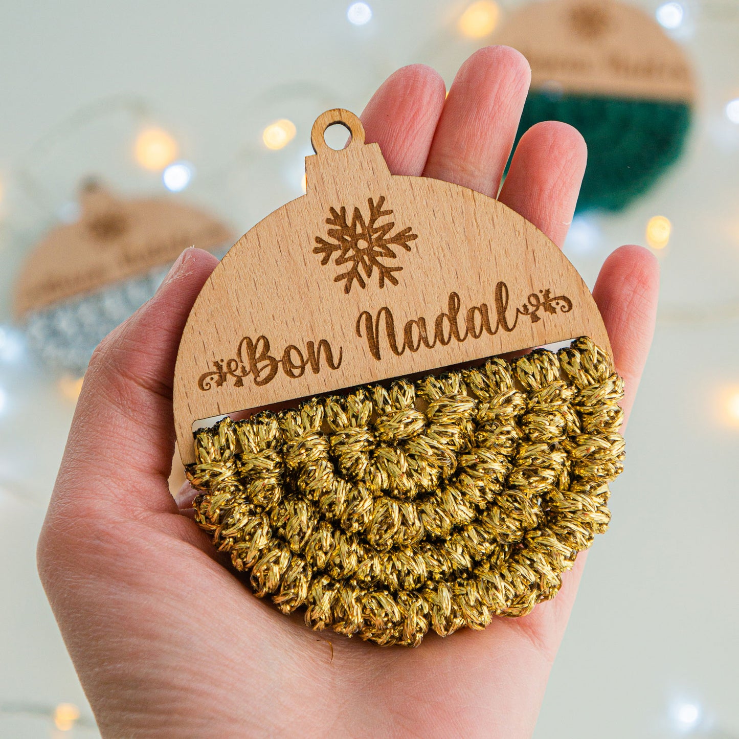 Atelier Édition Noël:boule de Noël macramé