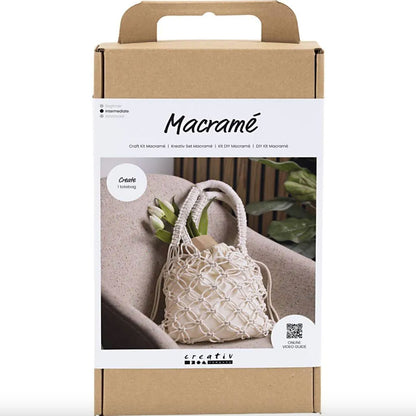 Kit macramé diy - sac en filet [creativ]