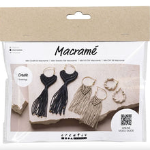 Load image in gallery viewer,Diy micro-macramé kit - earrings [creativ]
