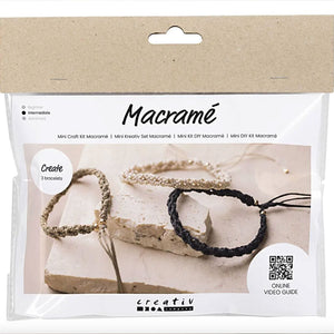 Diy micro-macramé kit - bracelets [creativ]