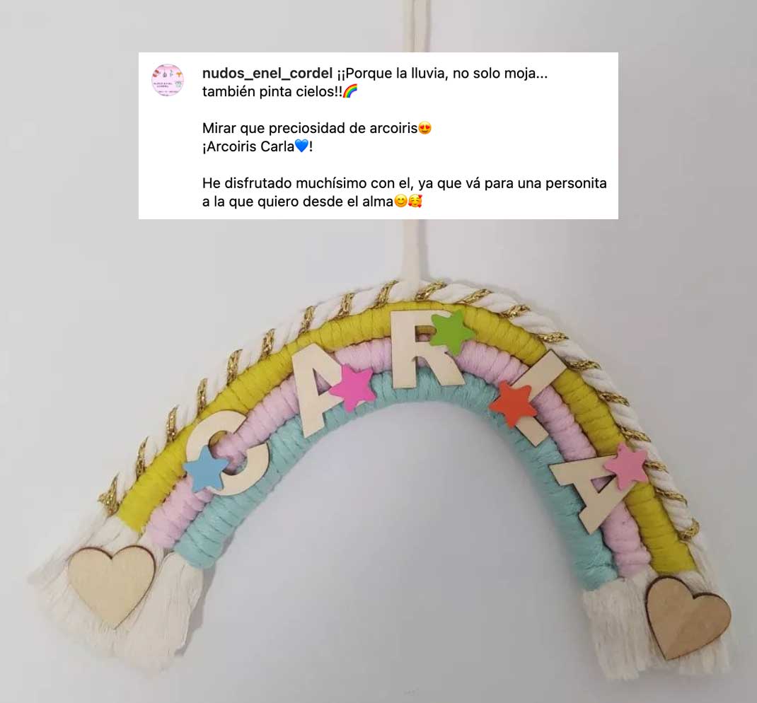 DIY Macramé Kit - Rainbow