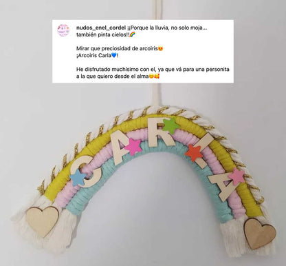 Cours en ligne de Macramé - Arc-en-ciel