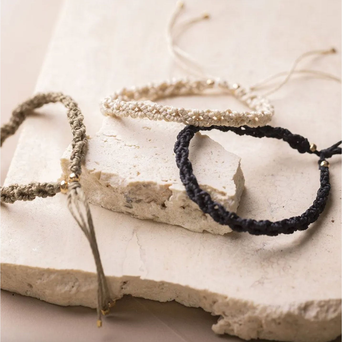 Kit diy micro-macramé - pulseiras [creativ]