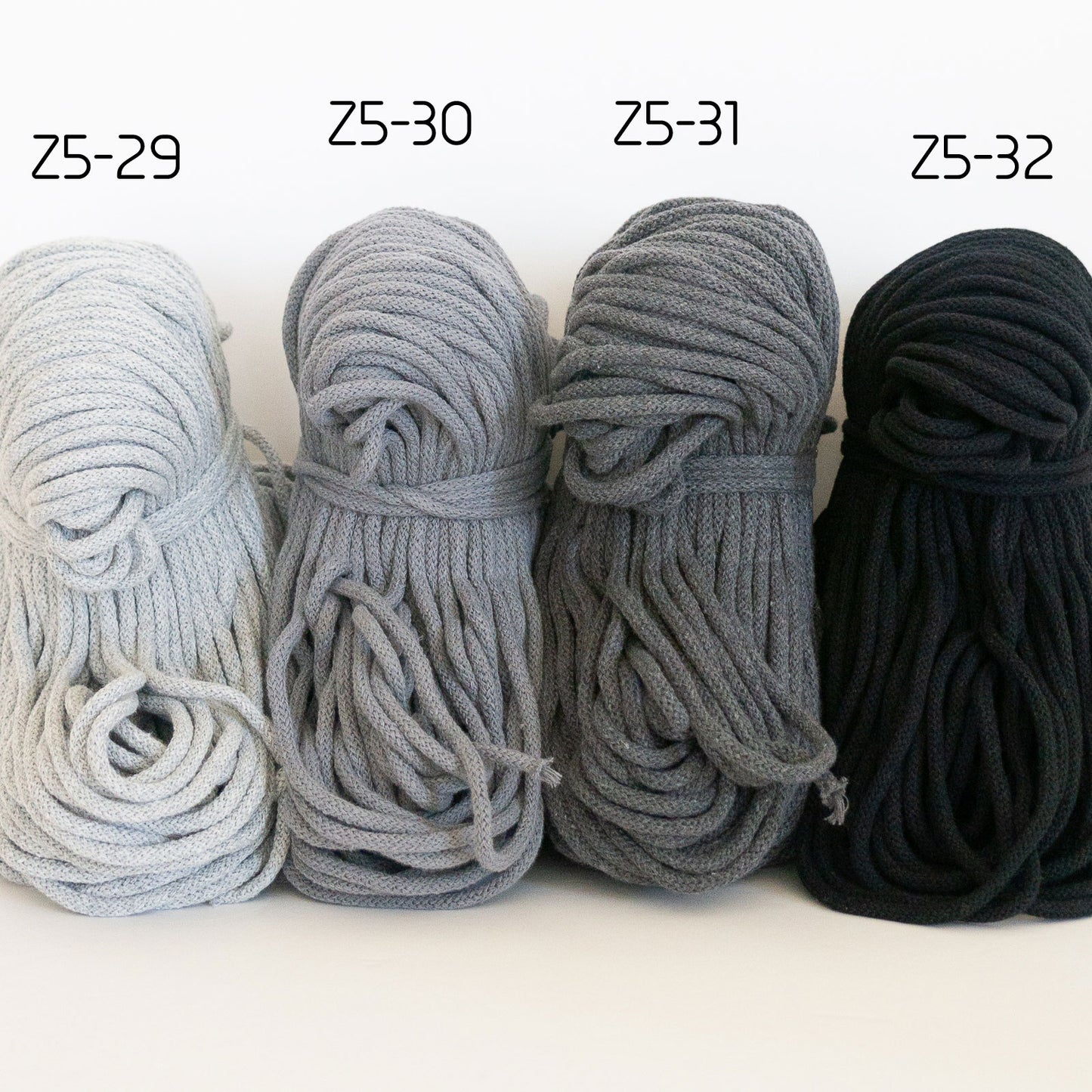 Geflochtenes Seil/5 mm/50 m-100 m/Zero Waste Cotton