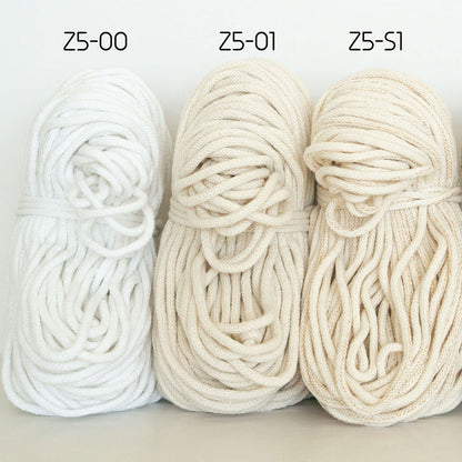 Geflochtenes Seil/5 mm/50 m-100 m/Zero Waste Cotton