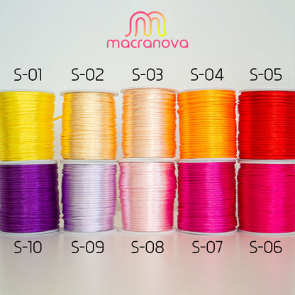 Satinband (Seidenband / Mausseil) / 2mm / 50m