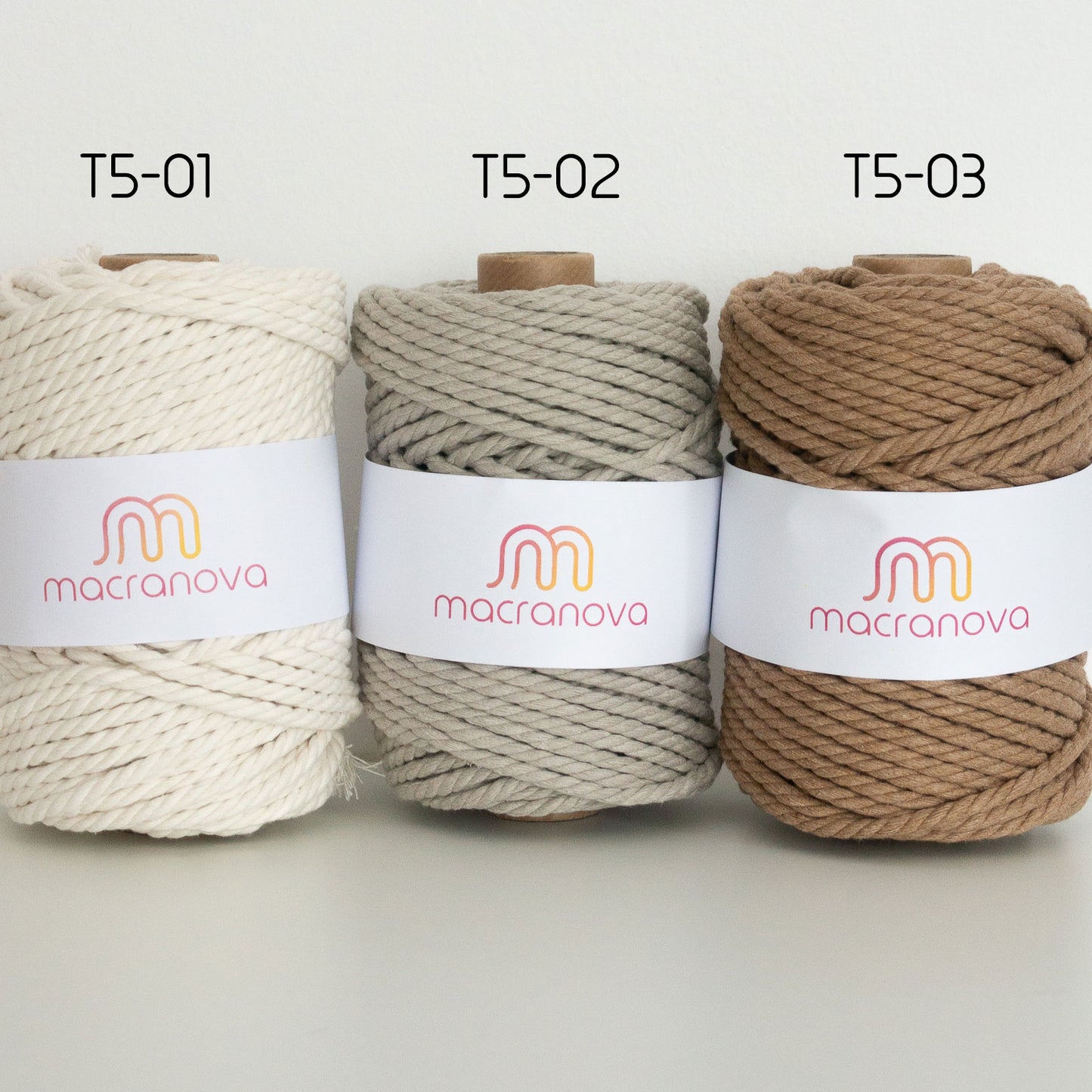 Gedrehtes Seil/5 mm/50 m/Zero Waste Cotton