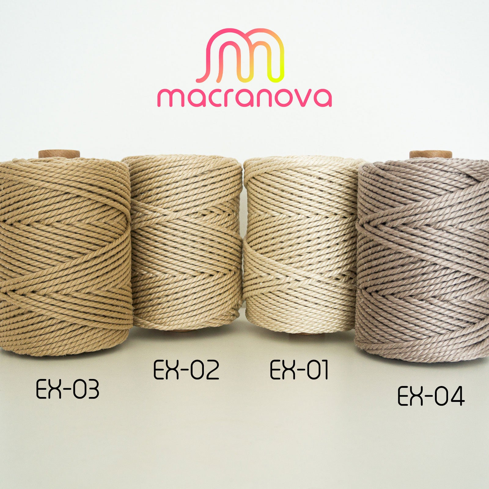 Corda di cotone spessa bianca, corda morbida da 6 mm, per giardino, macramè, kit per appendere piante (10 m