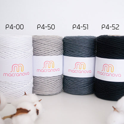 Kamgarentouw (Warp)/4 mm/50 m-100 m/Zero Waste Cotton