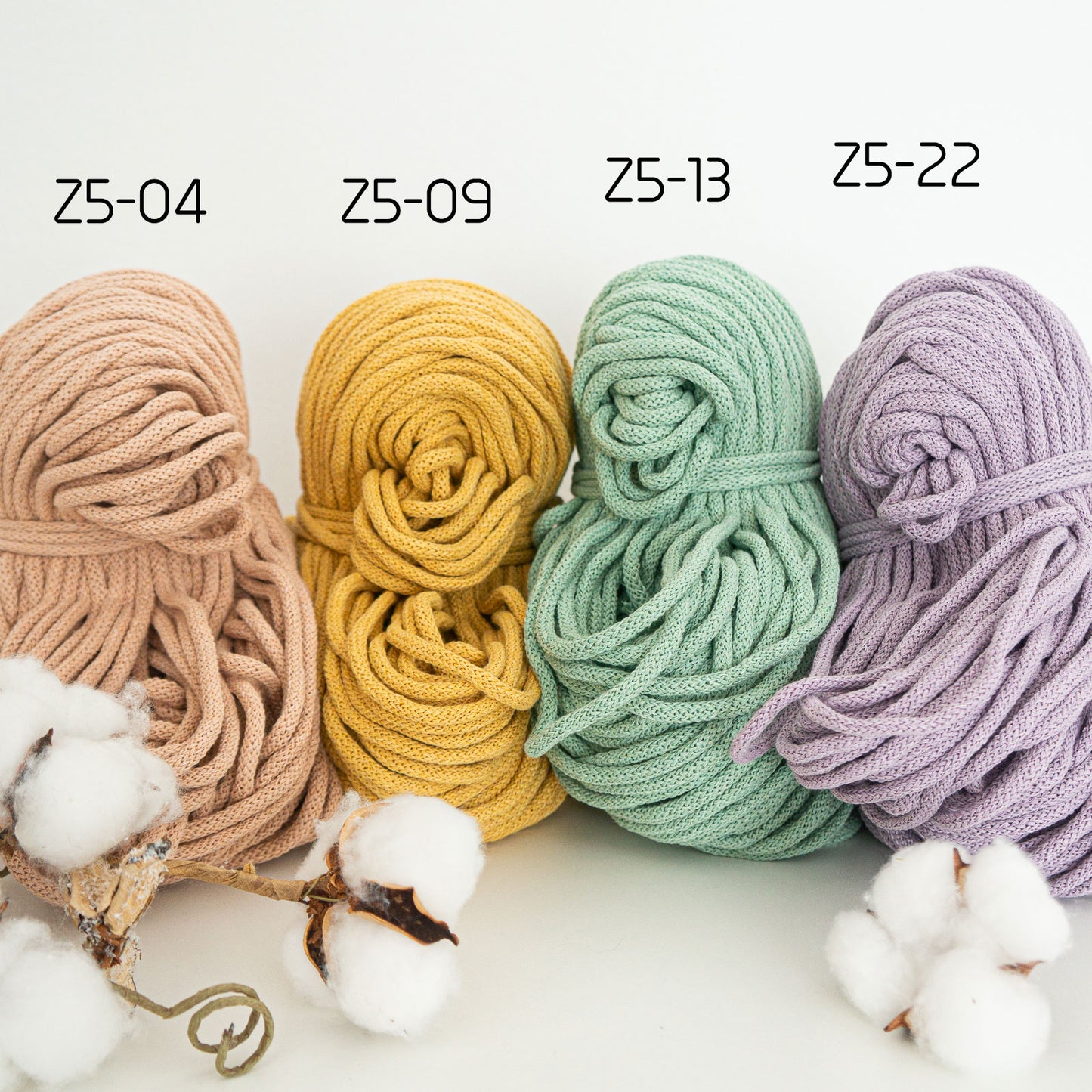 Braided rope/5mm/50m-100m/Zero Waste Cotton