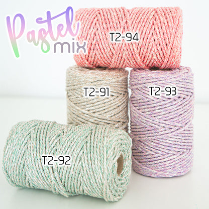 Corde Torsadée/2mm/50m/Coton Zéro Déchet