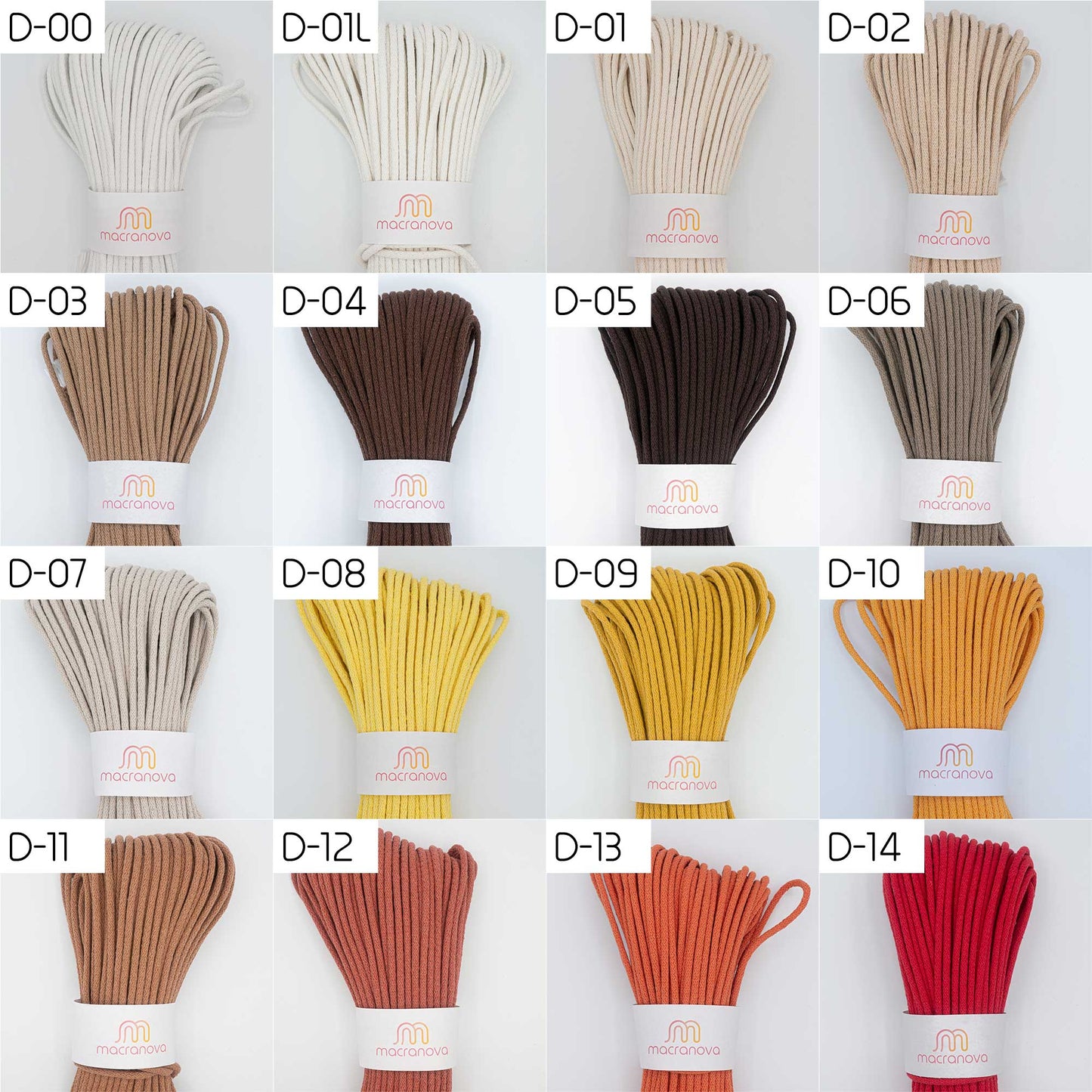 Cuerda trenzada extra-rígida / 6mm / 50m