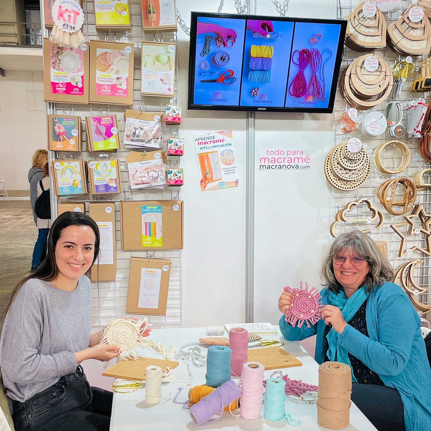 Taller Sottobicchieri in Macramè (Festival Artigianale Barcellona)