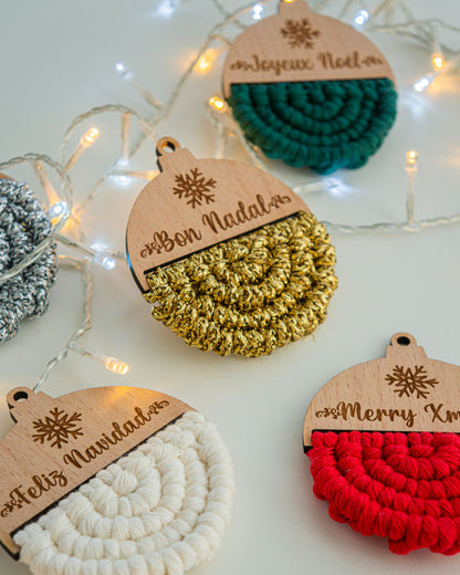 Xmas Edition Workshop:macramé Christmas ball