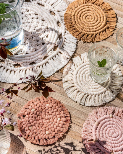 Kit macramé DIY - Sous-verres Deluxe