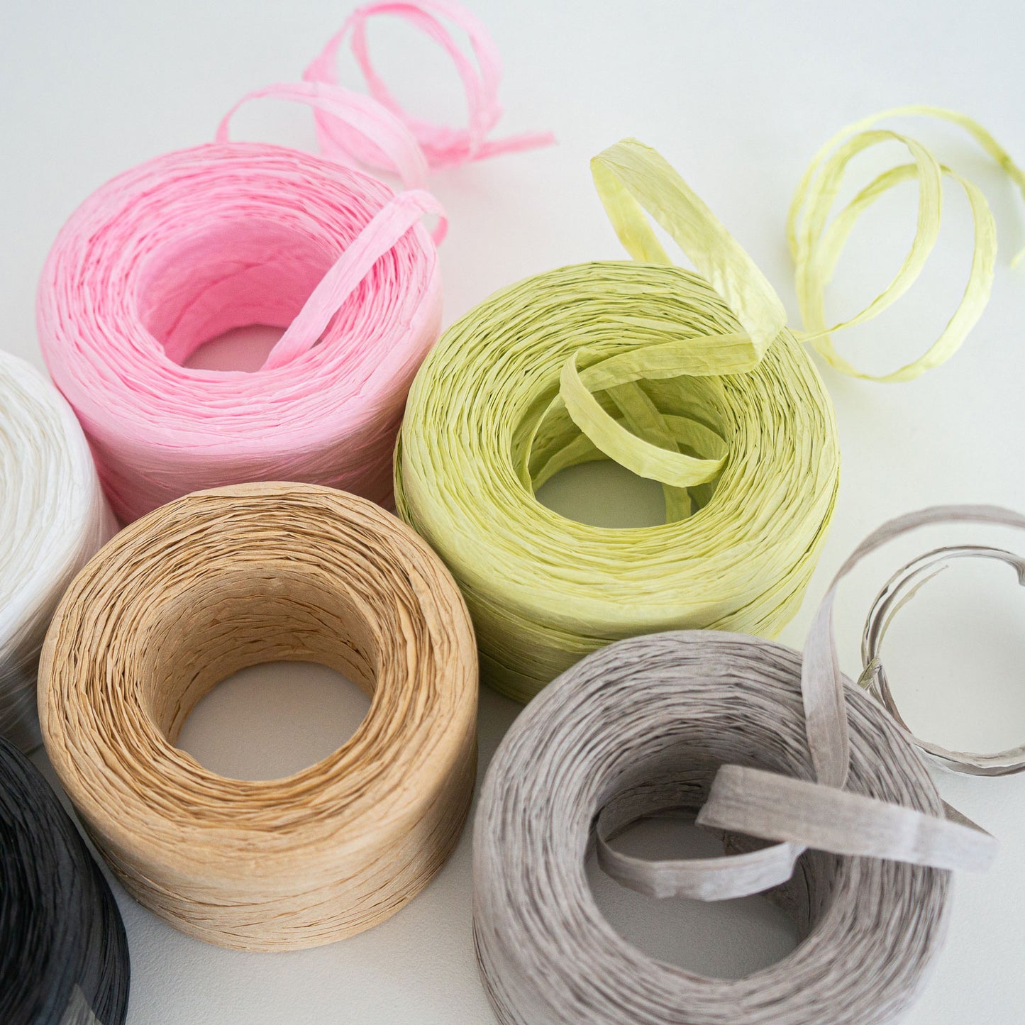 Papieren raffia draad / 100m