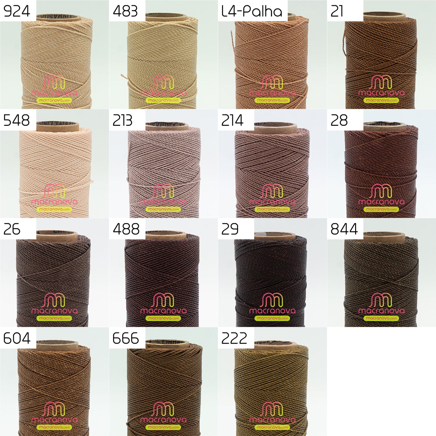 Hemp Thread / 1mm / Full Spool / Vegan [Linhasita]