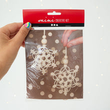 Load image in gallery viewer,DIY Macrame Mini-Kit - Snowflake [Creativ]
