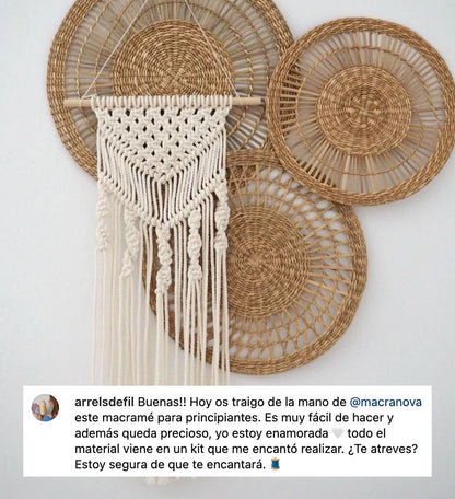 Kit macramé DIY - Tapis