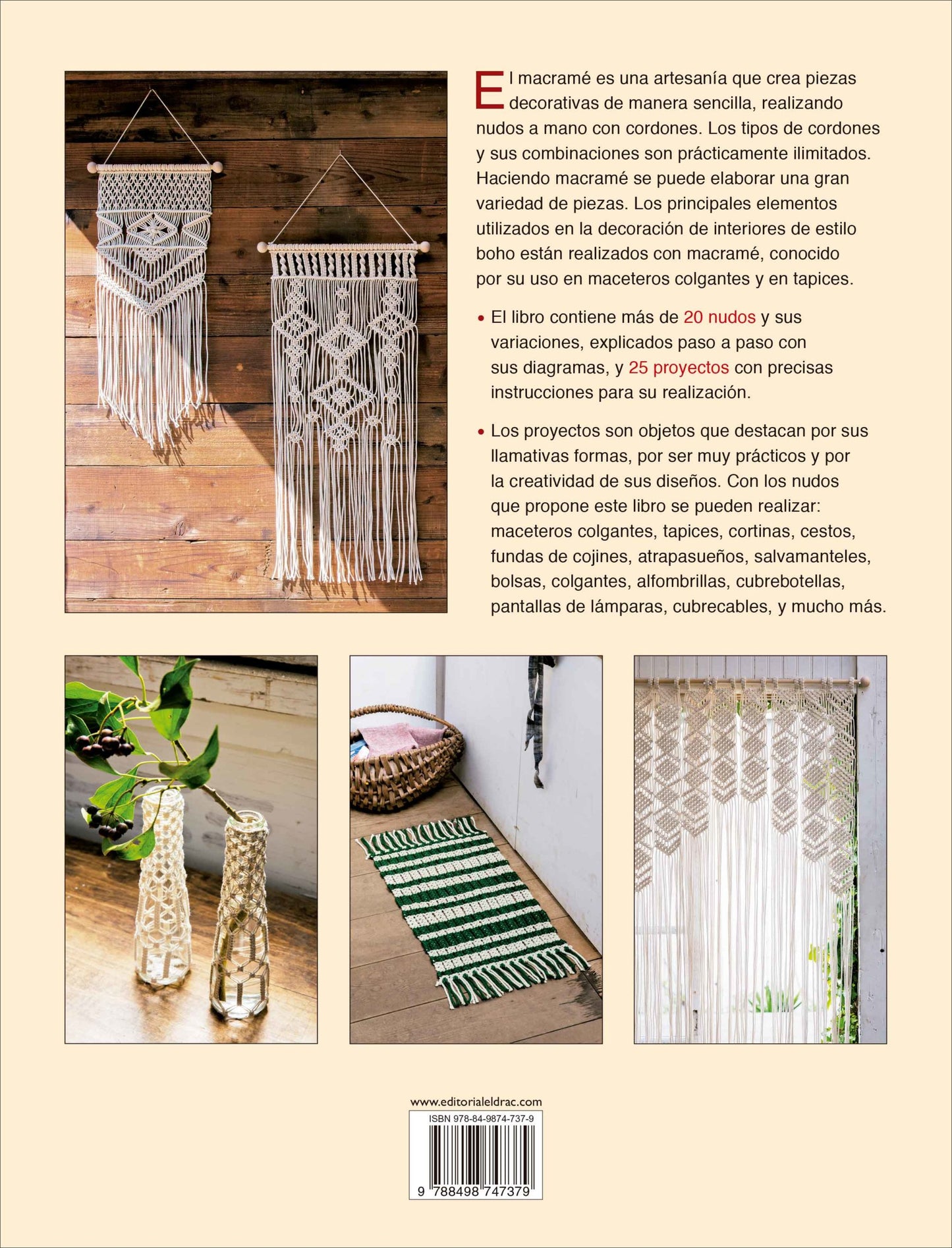 Livre"décorer avec du macramé"