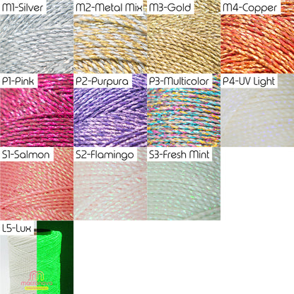 Hilo Encerado / 1mm / Bobina completa / Vegano [Linhasita]