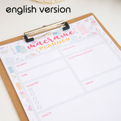 🎁 Macramé planner (100% off)