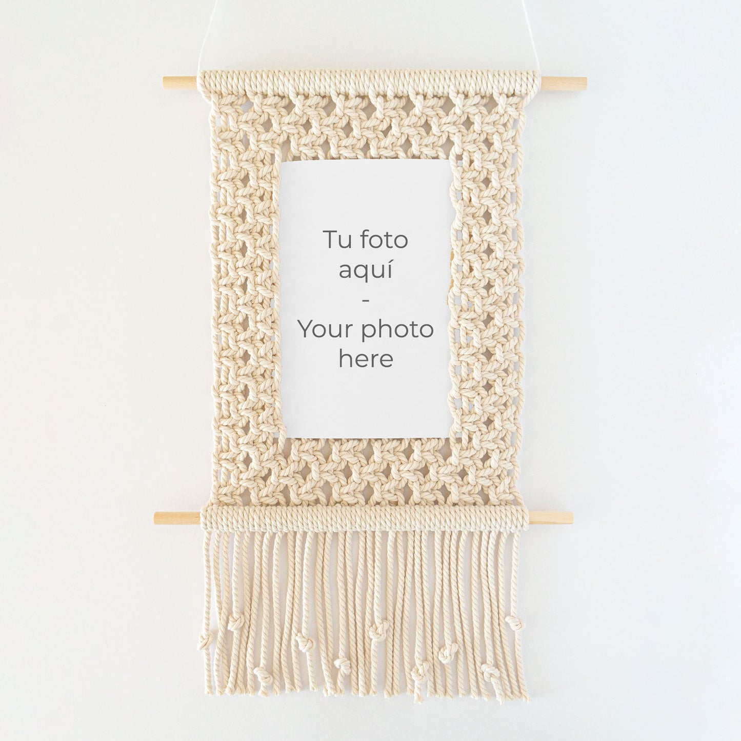 Kit macramé DIY - Cadre photo