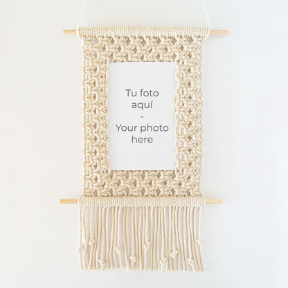 DIY macramé kit - Photo Frame