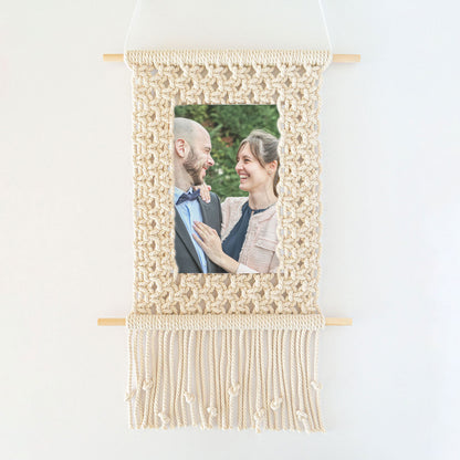 Kit macramé DIY - Moldura de Fotos