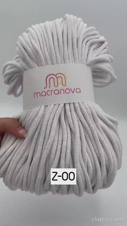 Braided rope / 5mm / 50m-100m / Zero Waste Cotton