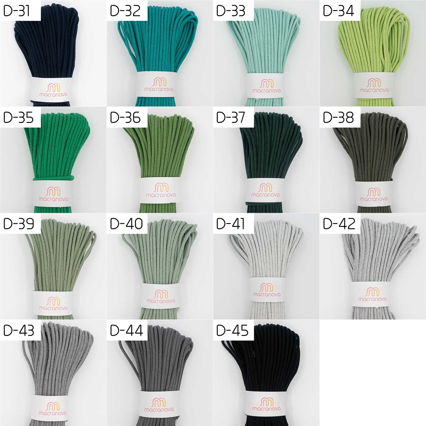 Cuerda trenzada extra-rígida / 6mm / 50m