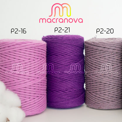 Corda pettinata (Ordito)/2 mm/100 m/Zero Waste Cotton