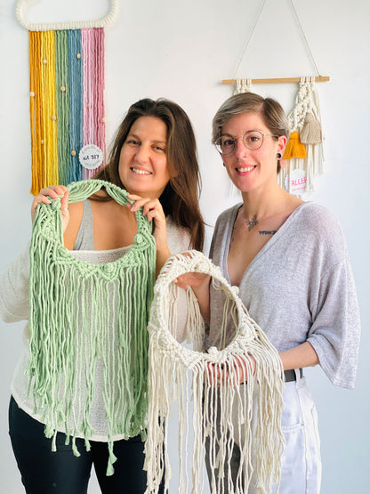 Taller Espejo de Macramé: la técnica circular