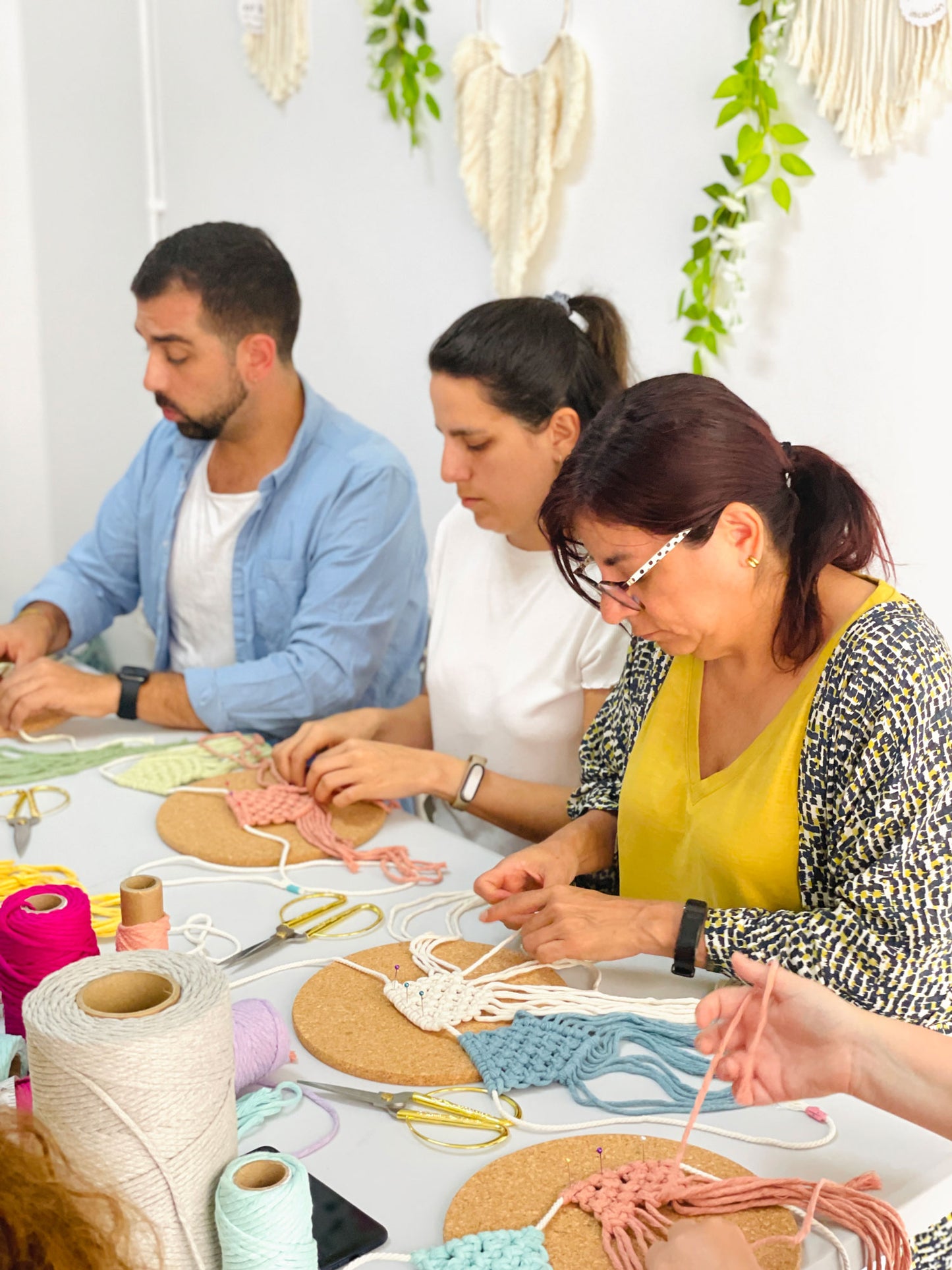 Oficina de macramé bunting:o macramé essencial