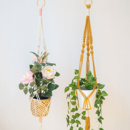 Atelier Pot de Fleurs Macramé:le jardin vertical