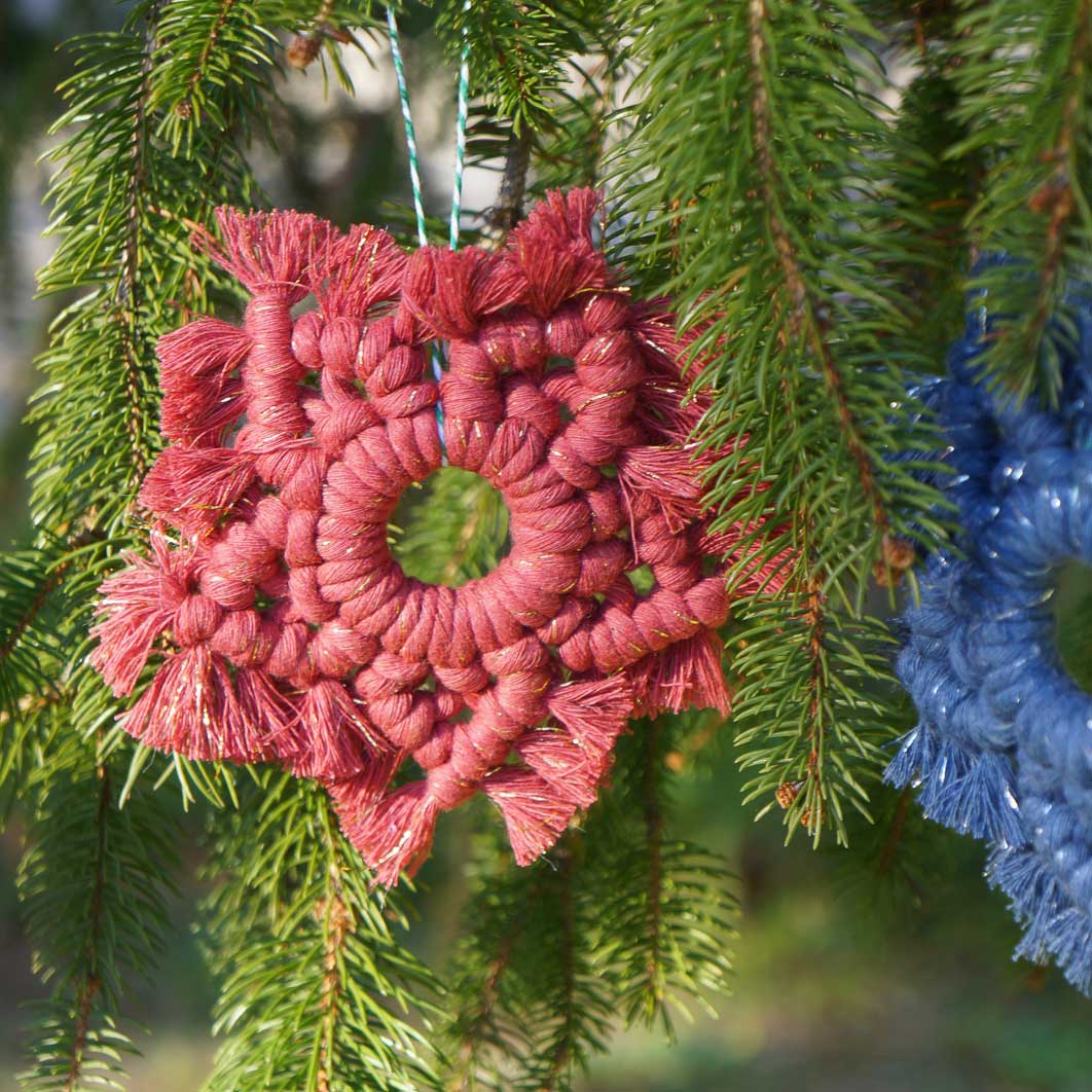 Workshop Kersteditie:macramé-sneeuwvlok