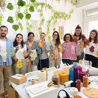 Taller Wimpel aus Makramee (Handmade Festival Barcelona)